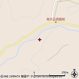 熊本県上益城郡御船町水越1046周辺の地図