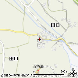 熊本県上益城郡甲佐町田口161周辺の地図