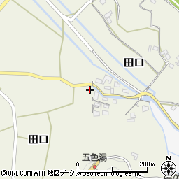 熊本県上益城郡甲佐町田口163周辺の地図
