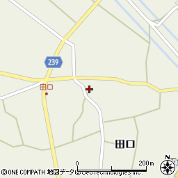 熊本県上益城郡甲佐町田口190-1周辺の地図