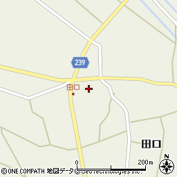熊本県上益城郡甲佐町田口1184周辺の地図