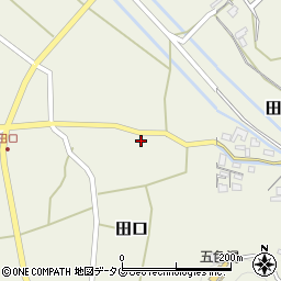 熊本県上益城郡甲佐町田口177周辺の地図