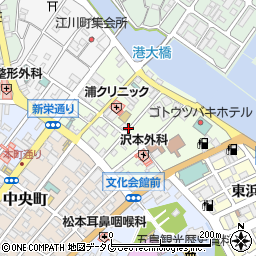 長崎県五島市栄町周辺の地図