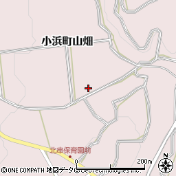 長崎県雲仙市小浜町山畑849周辺の地図