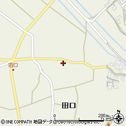 熊本県上益城郡甲佐町田口185周辺の地図