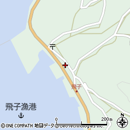 長崎県雲仙市小浜町飛子3500周辺の地図
