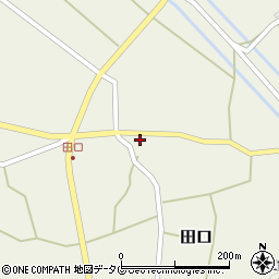 熊本県上益城郡甲佐町田口190周辺の地図