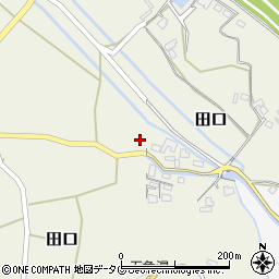 熊本県上益城郡甲佐町田口1990周辺の地図