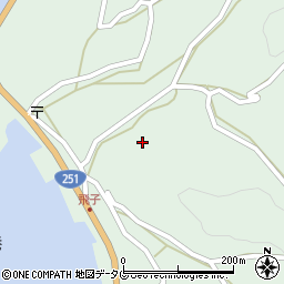 長崎県雲仙市小浜町飛子3358周辺の地図