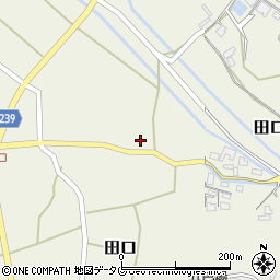 熊本県上益城郡甲佐町田口1828-2周辺の地図