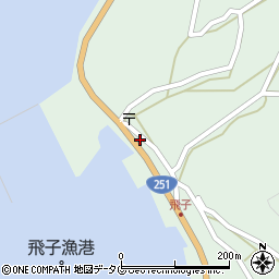 長崎県雲仙市小浜町飛子3512-7周辺の地図