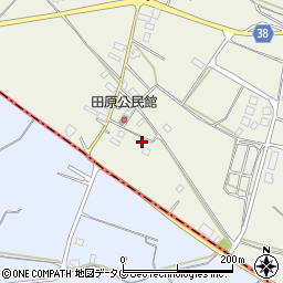 熊本県上益城郡甲佐町田口4297周辺の地図