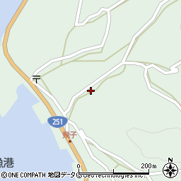 長崎県雲仙市小浜町飛子3393周辺の地図