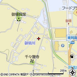 熊本県熊本市南区城南町東阿高1533-1周辺の地図