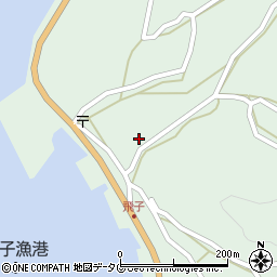 長崎県雲仙市小浜町飛子3408周辺の地図