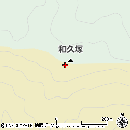 和久塚周辺の地図