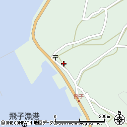 長崎県雲仙市小浜町飛子3498周辺の地図