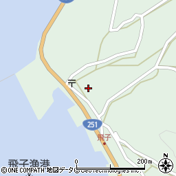 長崎県雲仙市小浜町飛子3485周辺の地図