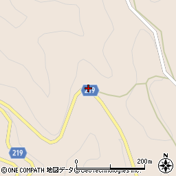 樫永峠周辺の地図