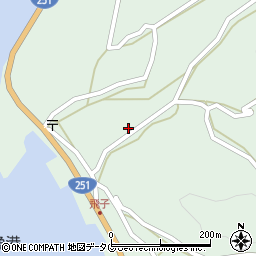 長崎県雲仙市小浜町飛子3395周辺の地図