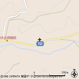 熊本県上益城郡御船町水越1760周辺の地図