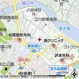 福江クラブ周辺の地図