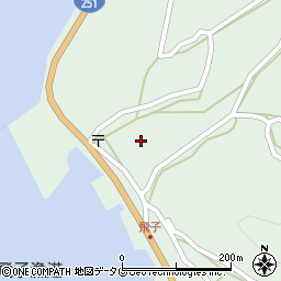 長崎県雲仙市小浜町飛子3410周辺の地図