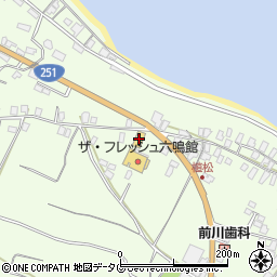 ダイソー六鳴館店周辺の地図
