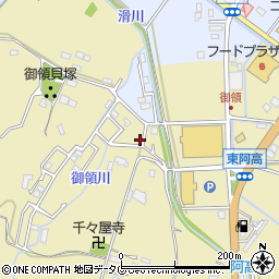 熊本県熊本市南区城南町東阿高1491-9周辺の地図