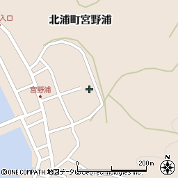 宮野浦簡易郵便局周辺の地図