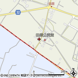 熊本県上益城郡甲佐町田口2363周辺の地図