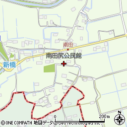 南田尻公民館周辺の地図
