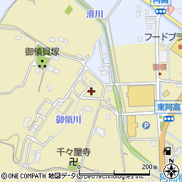 熊本県熊本市南区城南町東阿高1492-14周辺の地図