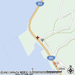 長崎県雲仙市小浜町飛子3517周辺の地図
