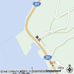 長崎県雲仙市小浜町飛子3514周辺の地図