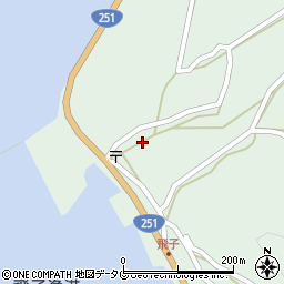 長崎県雲仙市小浜町飛子3484周辺の地図
