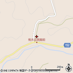 熊本県上益城郡御船町水越1801周辺の地図
