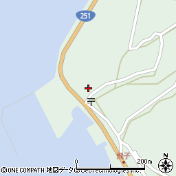 長崎県雲仙市小浜町飛子3476周辺の地図