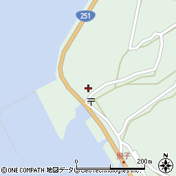 長崎県雲仙市小浜町飛子3476周辺の地図