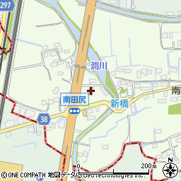 セブンイレブン熊本富合南田尻店周辺の地図