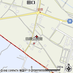 熊本県上益城郡甲佐町田口3942-3周辺の地図