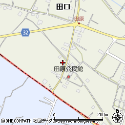 熊本県上益城郡甲佐町田口4324周辺の地図