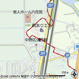 中川自動車工場周辺の地図