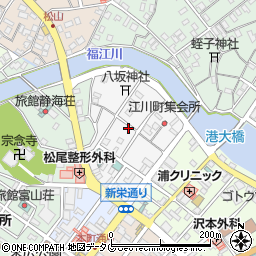 長崎県五島市江川町周辺の地図