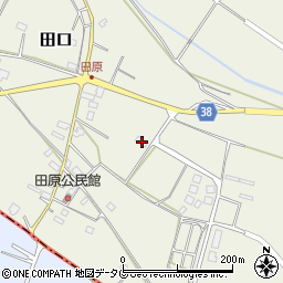 熊本県上益城郡甲佐町田口3960-2周辺の地図