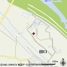 熊本県上益城郡甲佐町田口2061周辺の地図