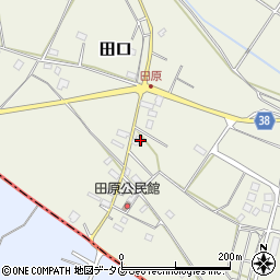 熊本県上益城郡甲佐町田口3944周辺の地図
