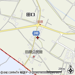 熊本県上益城郡甲佐町田口3944-1周辺の地図