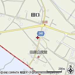 熊本県上益城郡甲佐町田口3941-3周辺の地図