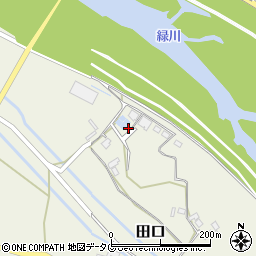 熊本県上益城郡甲佐町田口2073周辺の地図